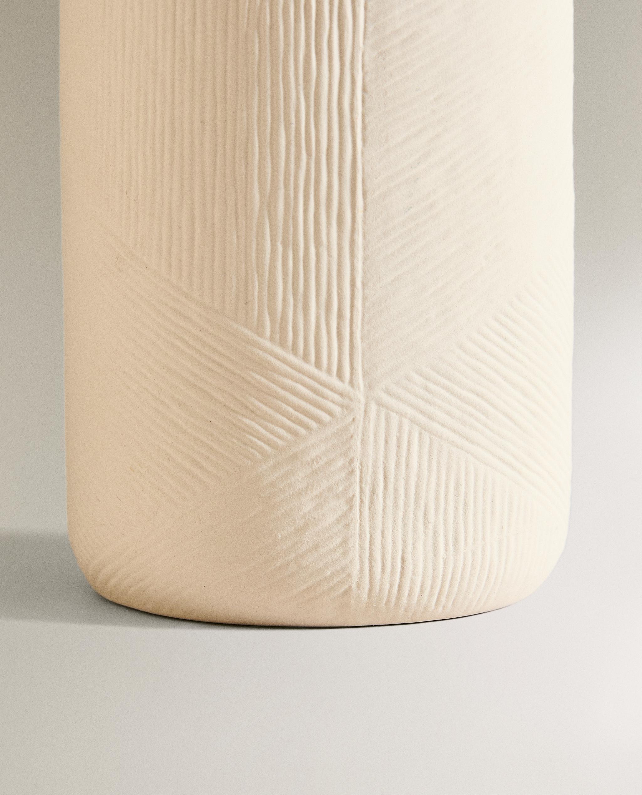 TEXTURED CERAMIC VASE product thumbnail 5