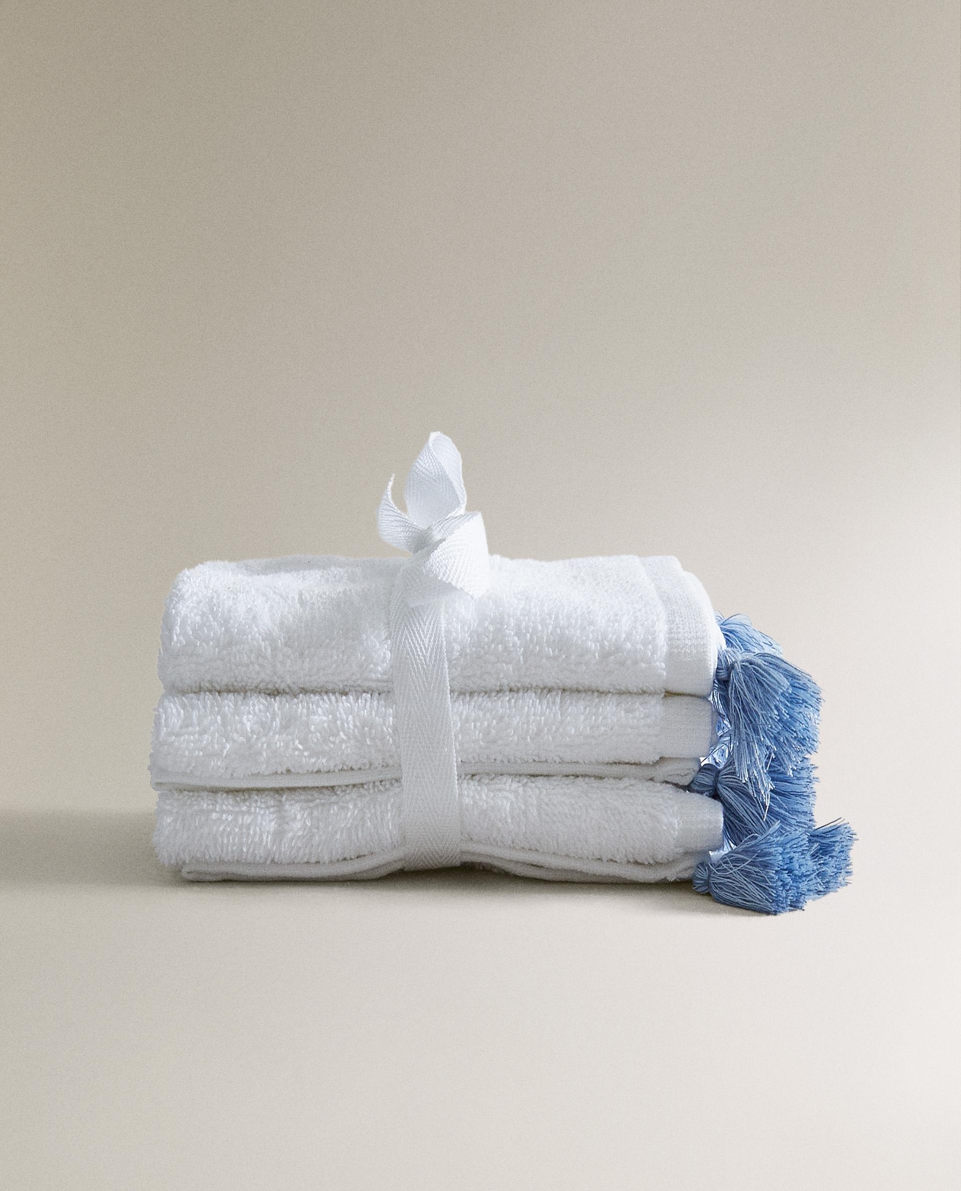 Bath towels with tassels sale