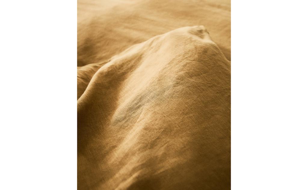 WASHED LINEN DUVET COVER (140 GxM²)