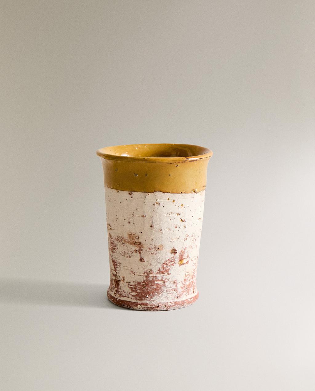 TERRACOTTA TOOTHBRUSH HOLDER