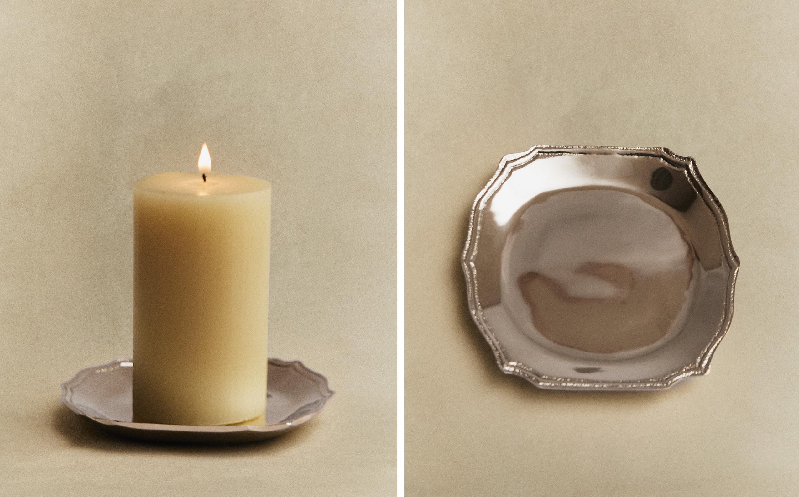 ザラホーム  キャンドルホルダー　クリスタル　新品未使用 キャンドルスティックとキャンドルホルダー | Zara Home 日本