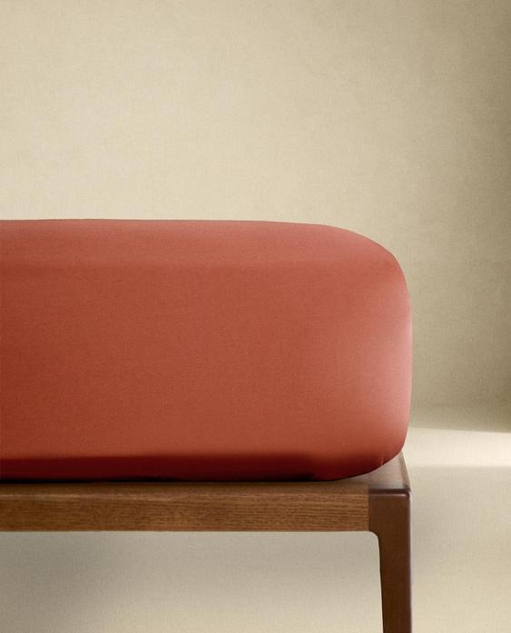 PERCALE FITTED SHEET | 40 CM HIGH (500 THREAD COUNT)