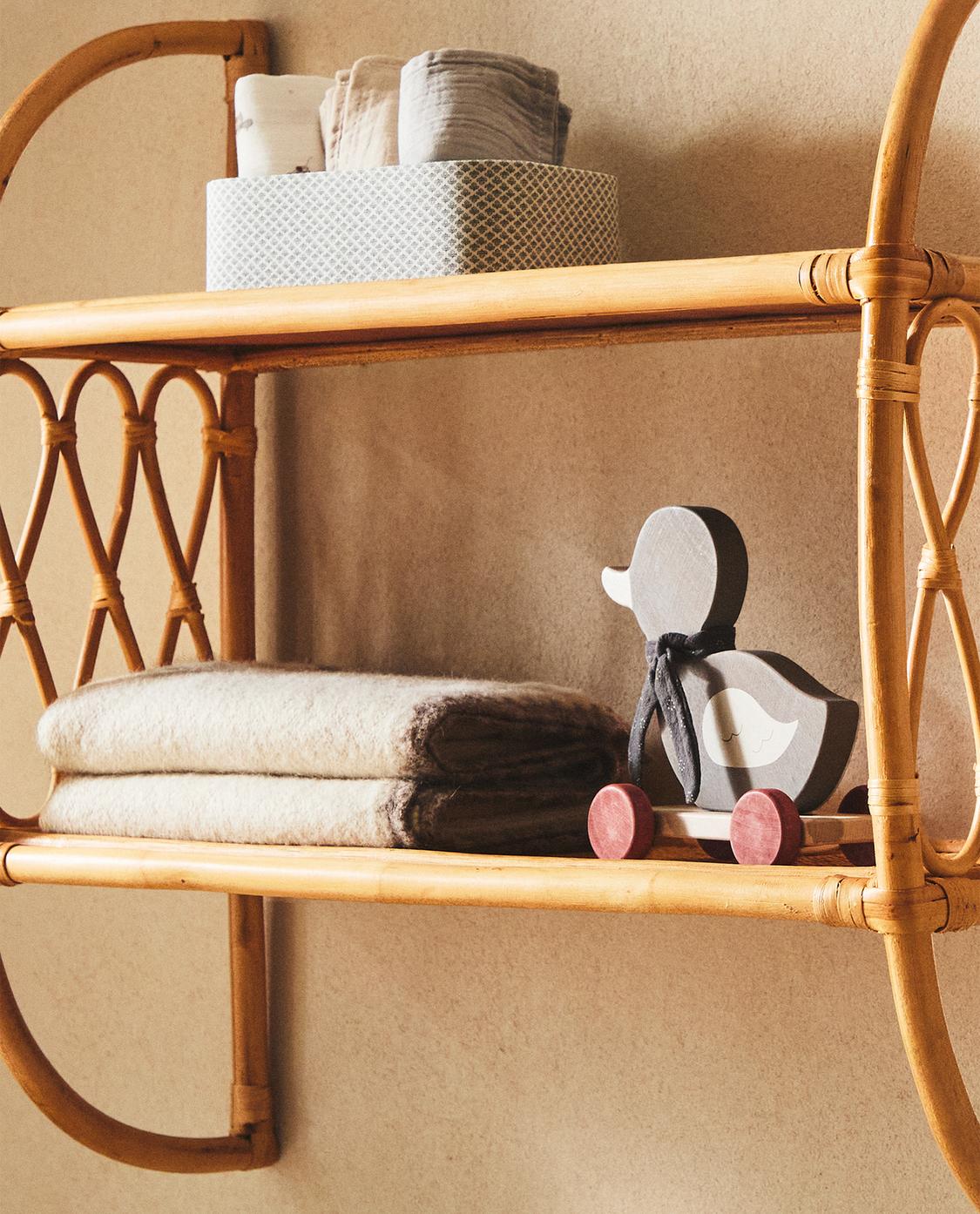 キッズ 壁掛けラック ラタン | Zara Home 日本/Japan