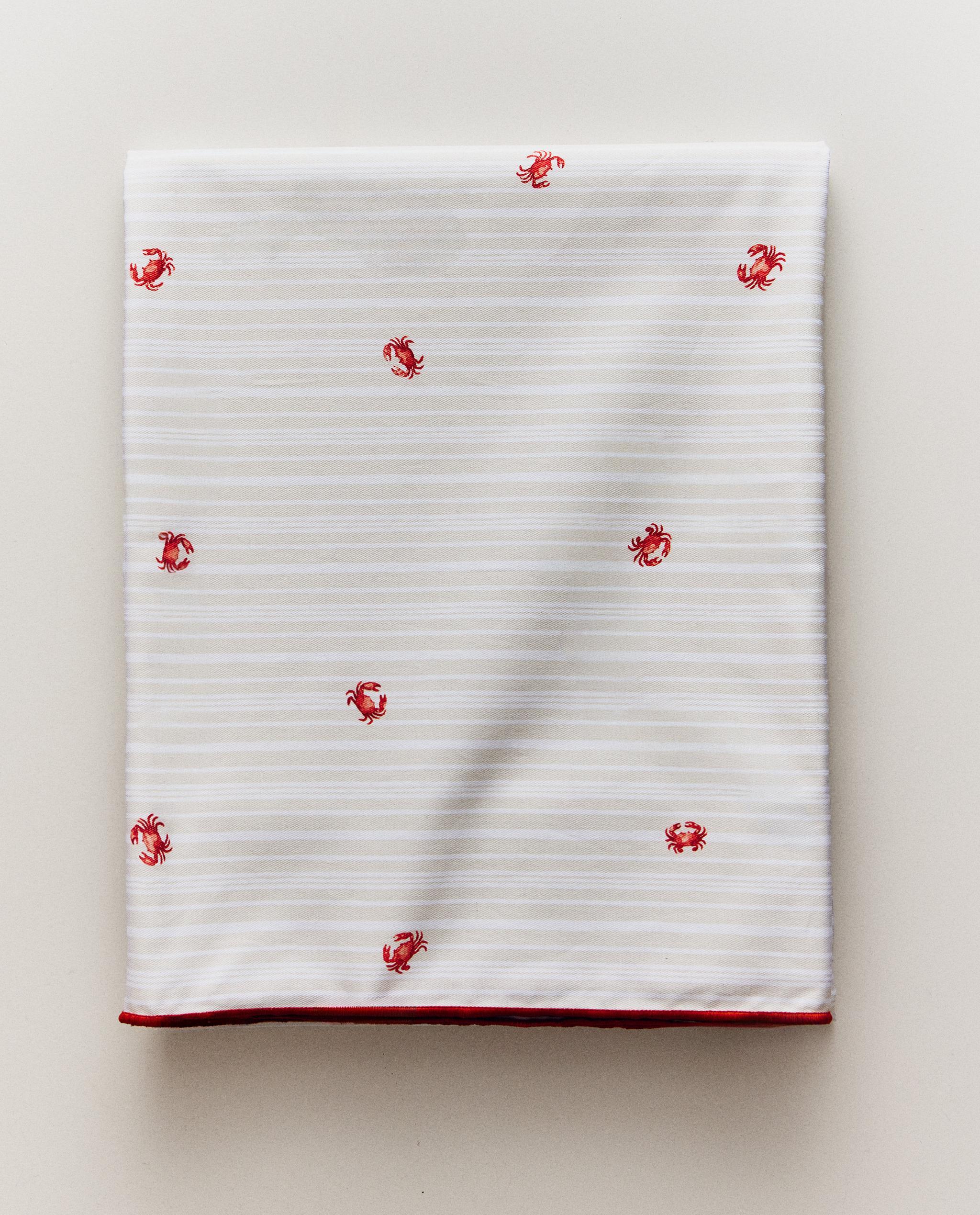 RESIN COTTON TABLECLOTH WITH CRAB PRINT product thumbnail 9