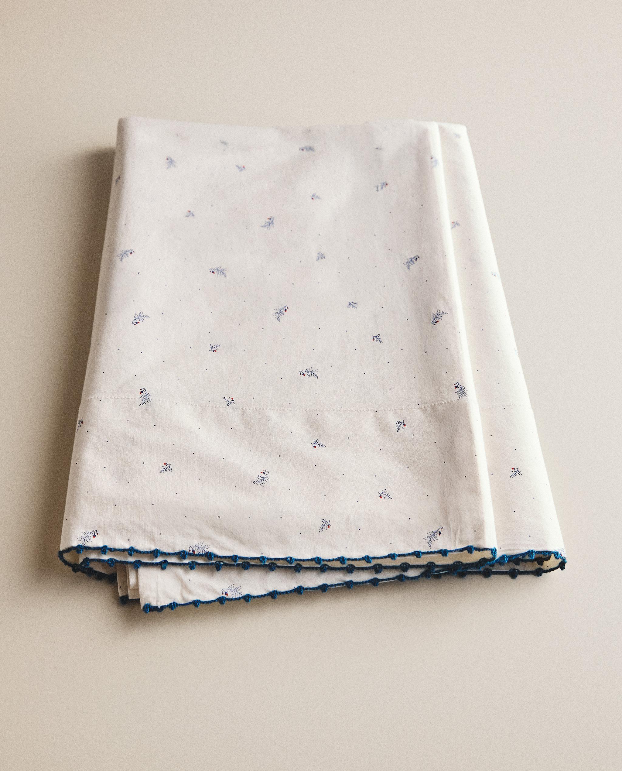 CHILDREN’S LEAF AND POLKA DOT COTTON FLAT SHEET product thumbnail 7
