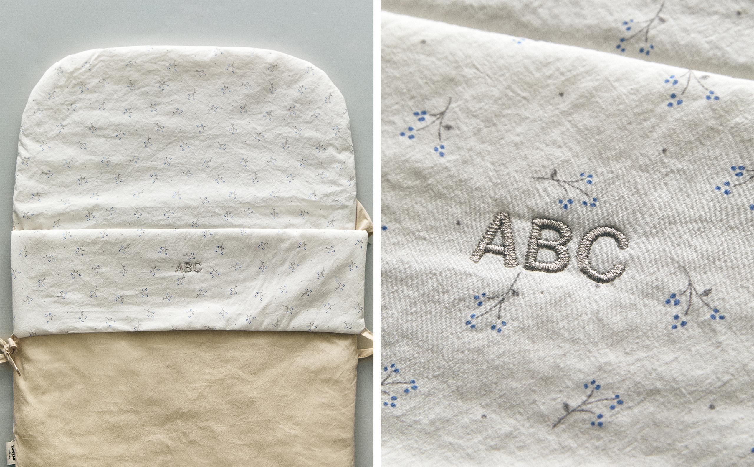 CHILDREN'S FLORAL CARRYCOT BABY WRAP