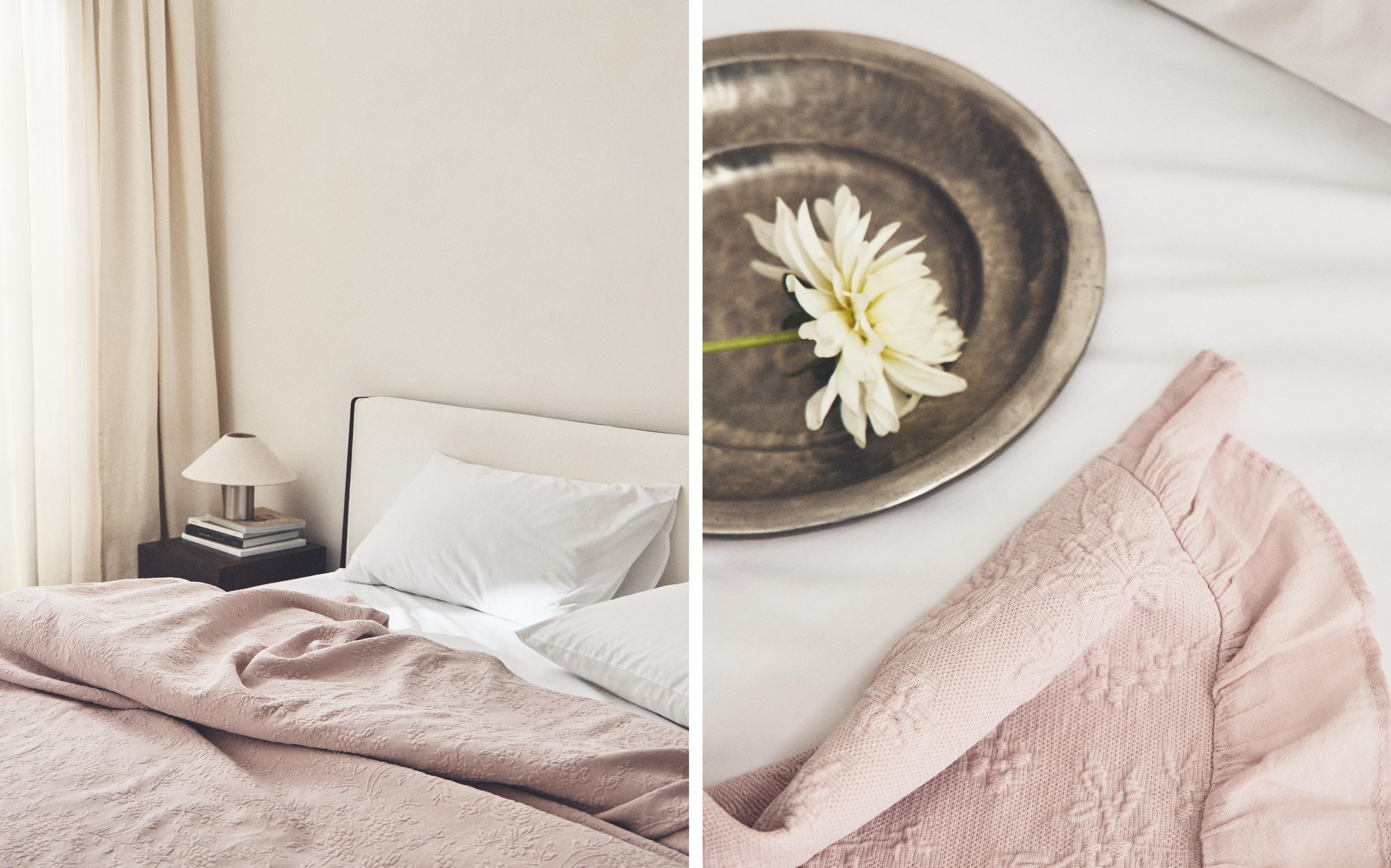 JACQUARD BEDSPREAD WITH RUFFLE TRIM product thumbnail 8