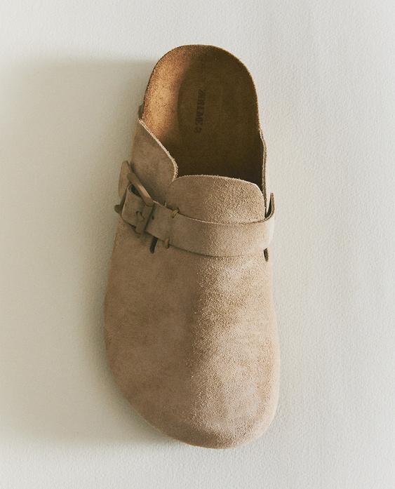 ZUECO PIEL HEBILLA DETALLE PESPUNTE ZUECO PIEL HEBILLA DETALLE PESPUNTE