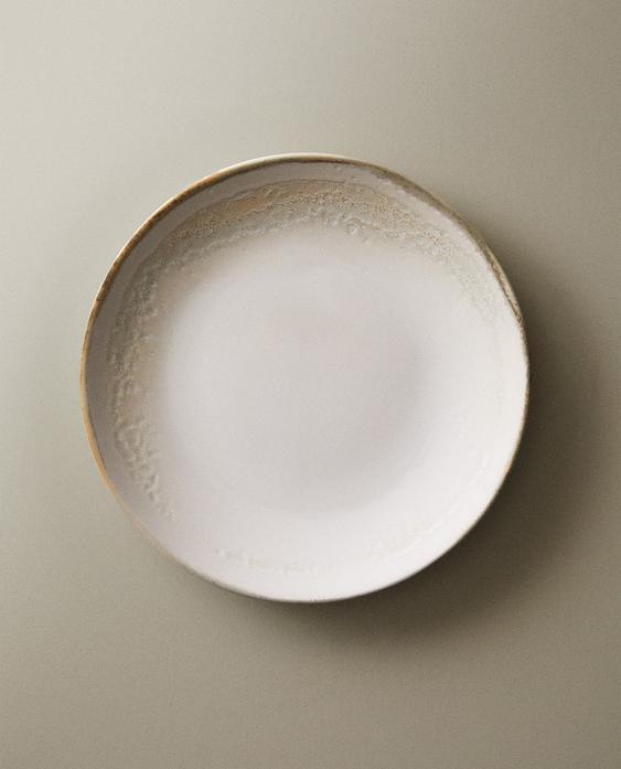 STONEWARE DESSERT PLATE