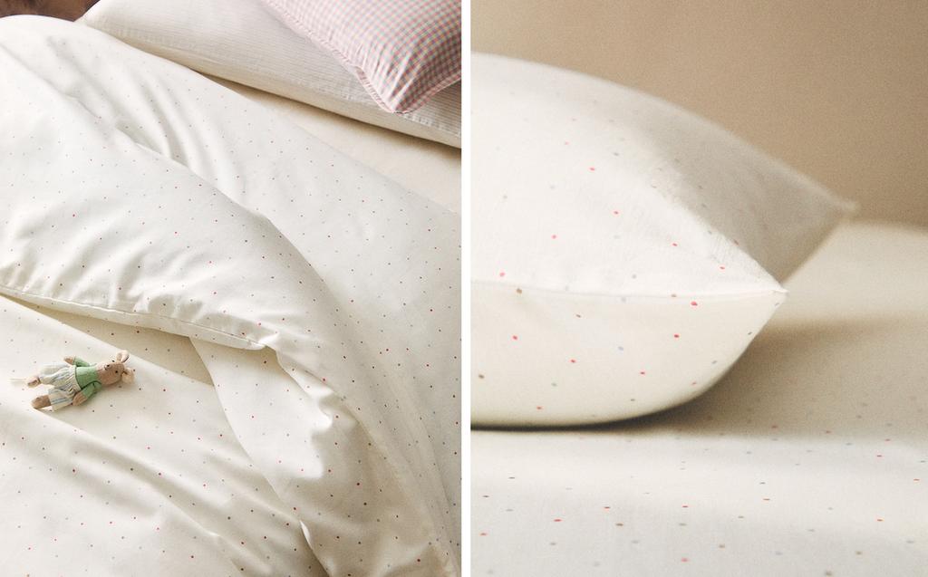 KIDS' POLKA DOT DUVET COVER