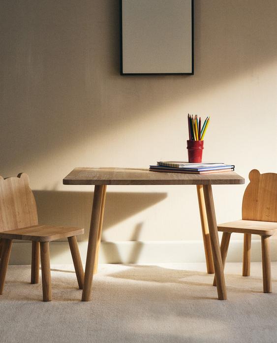 TABLE EN BOIS OURSON TABLE EN BOIS OURSON