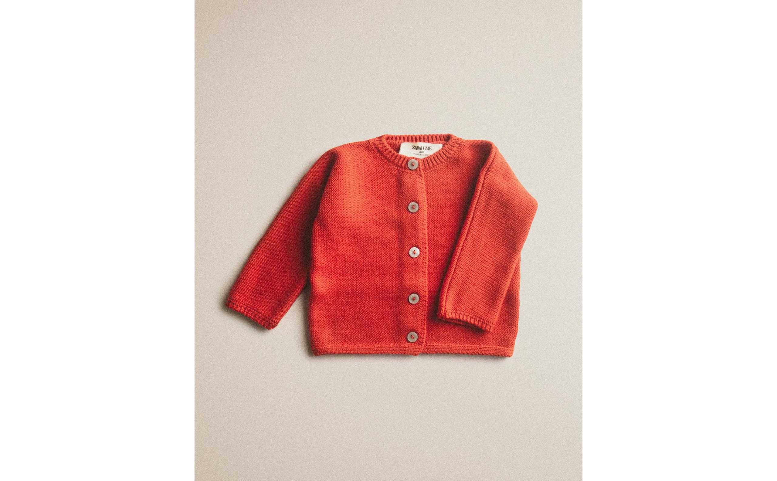 BABY CARDIGAN, DUNGAREES AND SOFT TOY product thumbnail 2