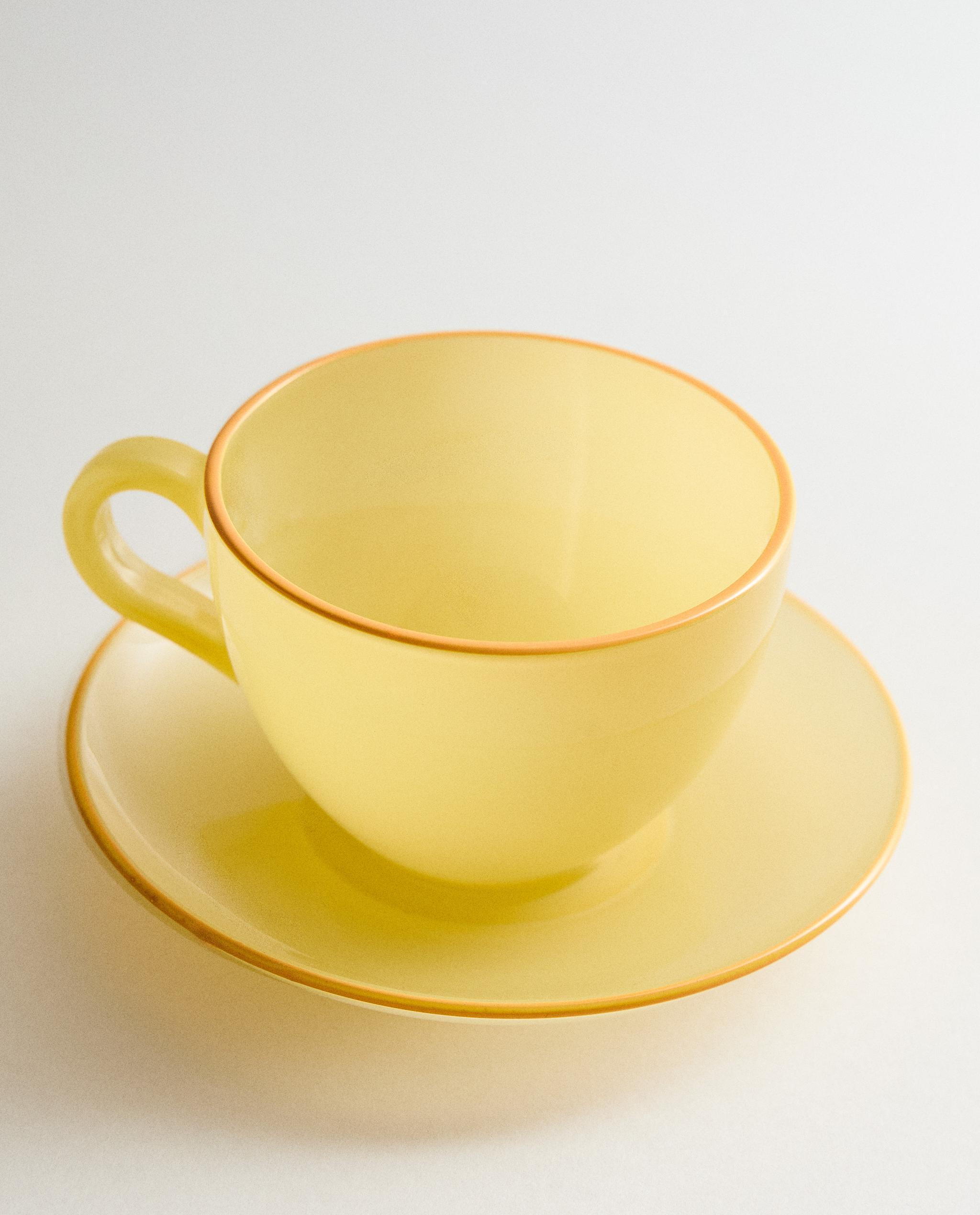 GLASS COFFEE CUP AND SAUCER product thumbnail 8