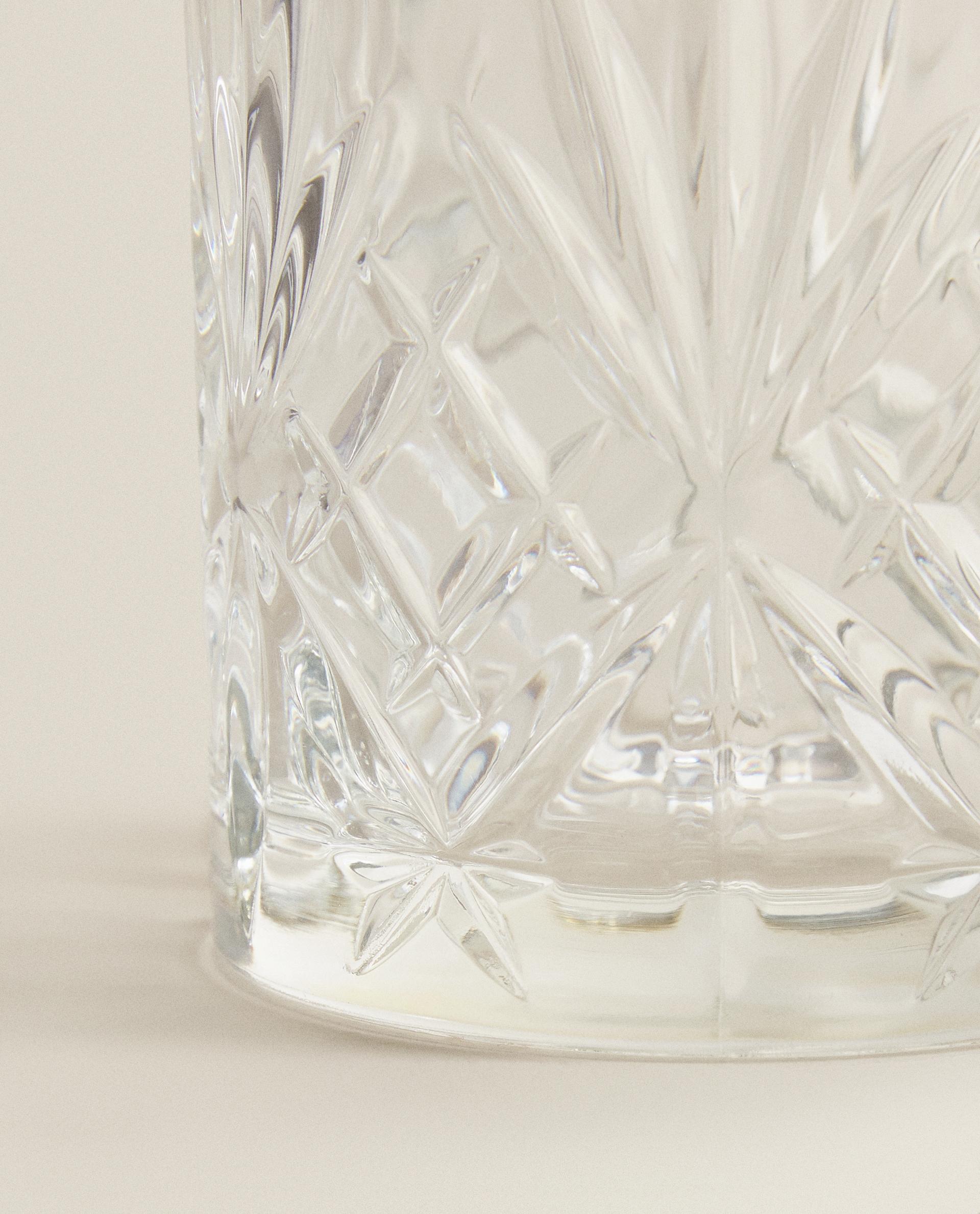 RAISED DESIGN CRYSTALLINE TUMBLER SET product thumbnail 16