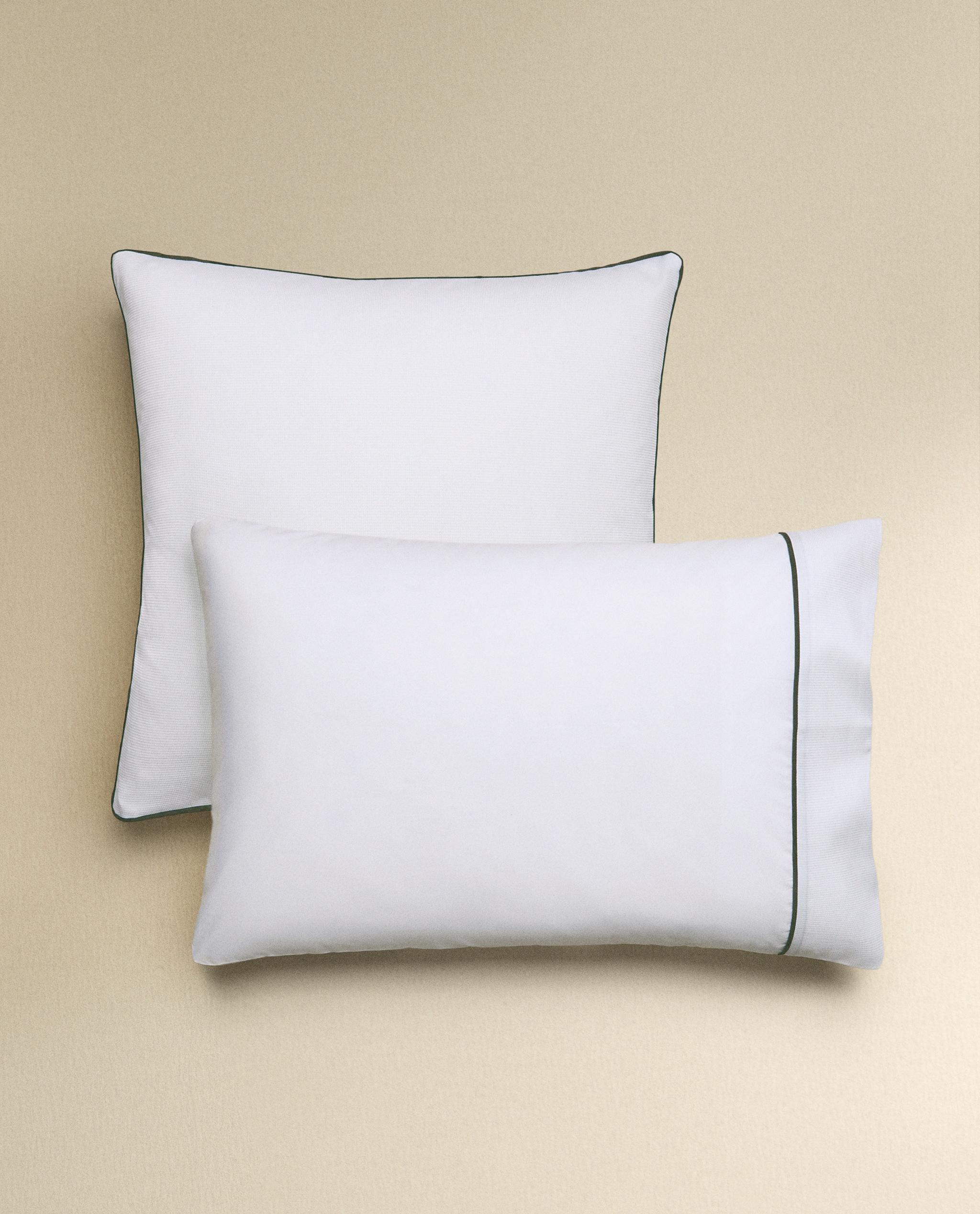 ピケ パイピング ピローケース | Zara Home 日本/Japan