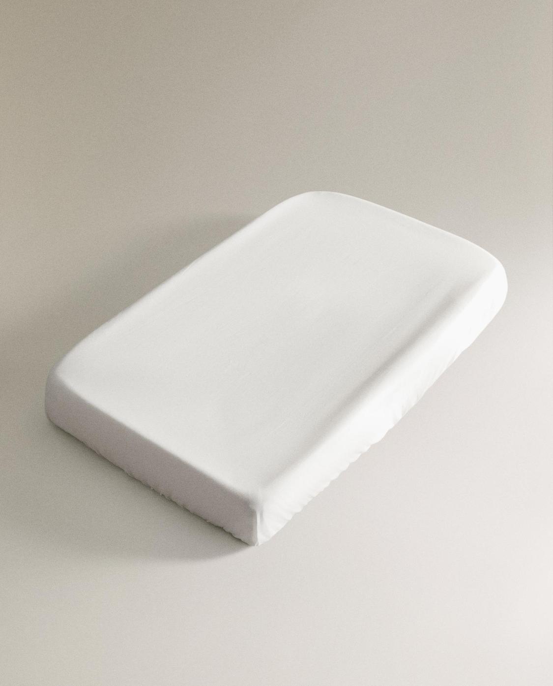 Set 2 Lenzuola Con Angoli Per Culla Moses - Cotone 100%, Misura 73x28 Cm, Colore Limone - Foto 4