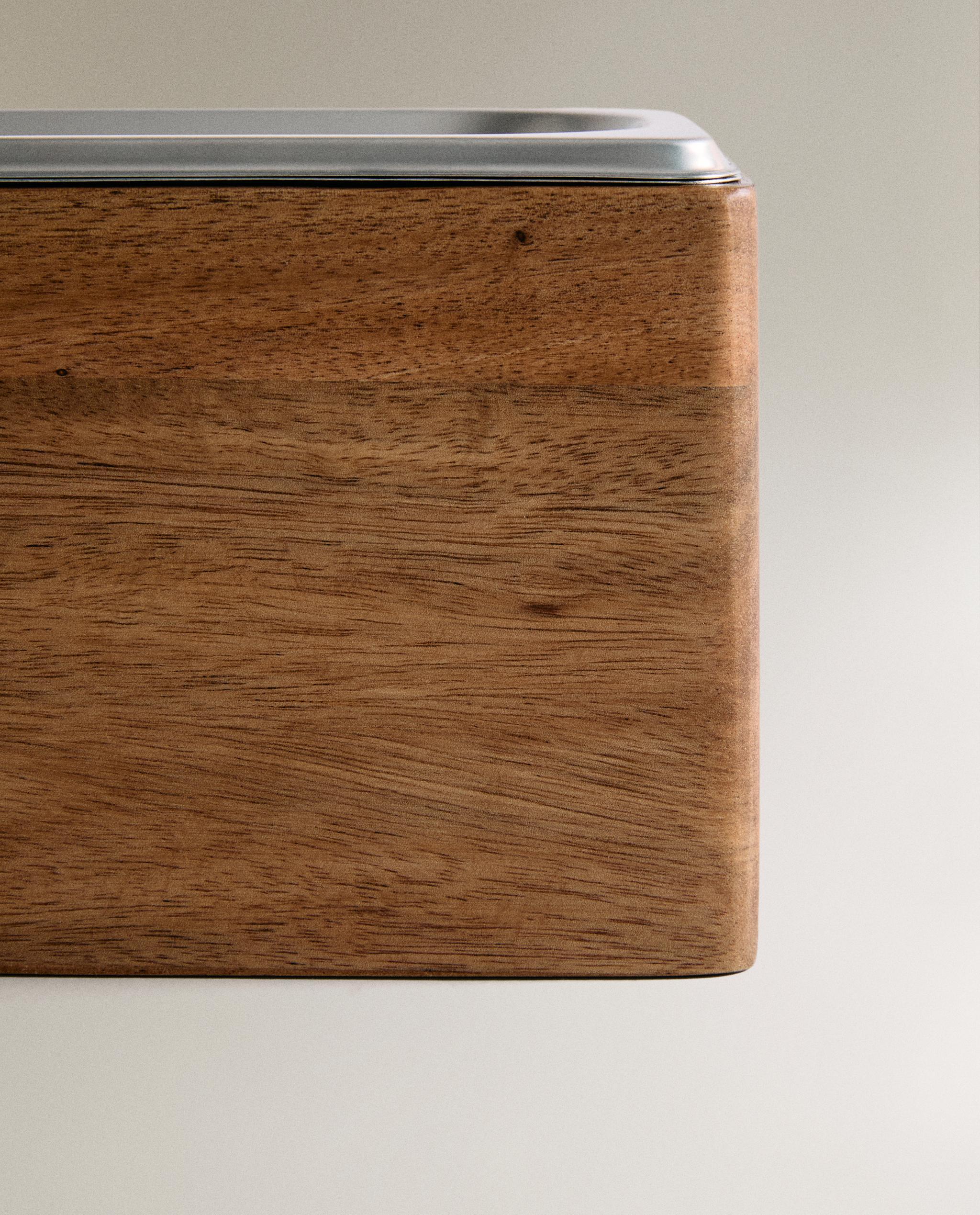 STEEL WOODEN ICE CREAM CONTAINER product thumbnail 7