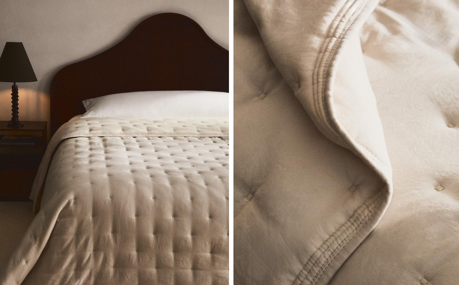 MICROFIBRE QUILTED BEDSPREAD MICROFIBRE QUILTED BEDSPREAD