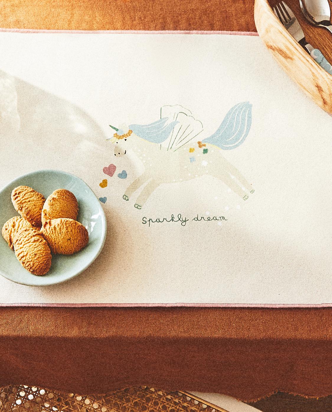 ユニコーン】ランチョンマット ハンドメイド （【楽天市場】[カット済  