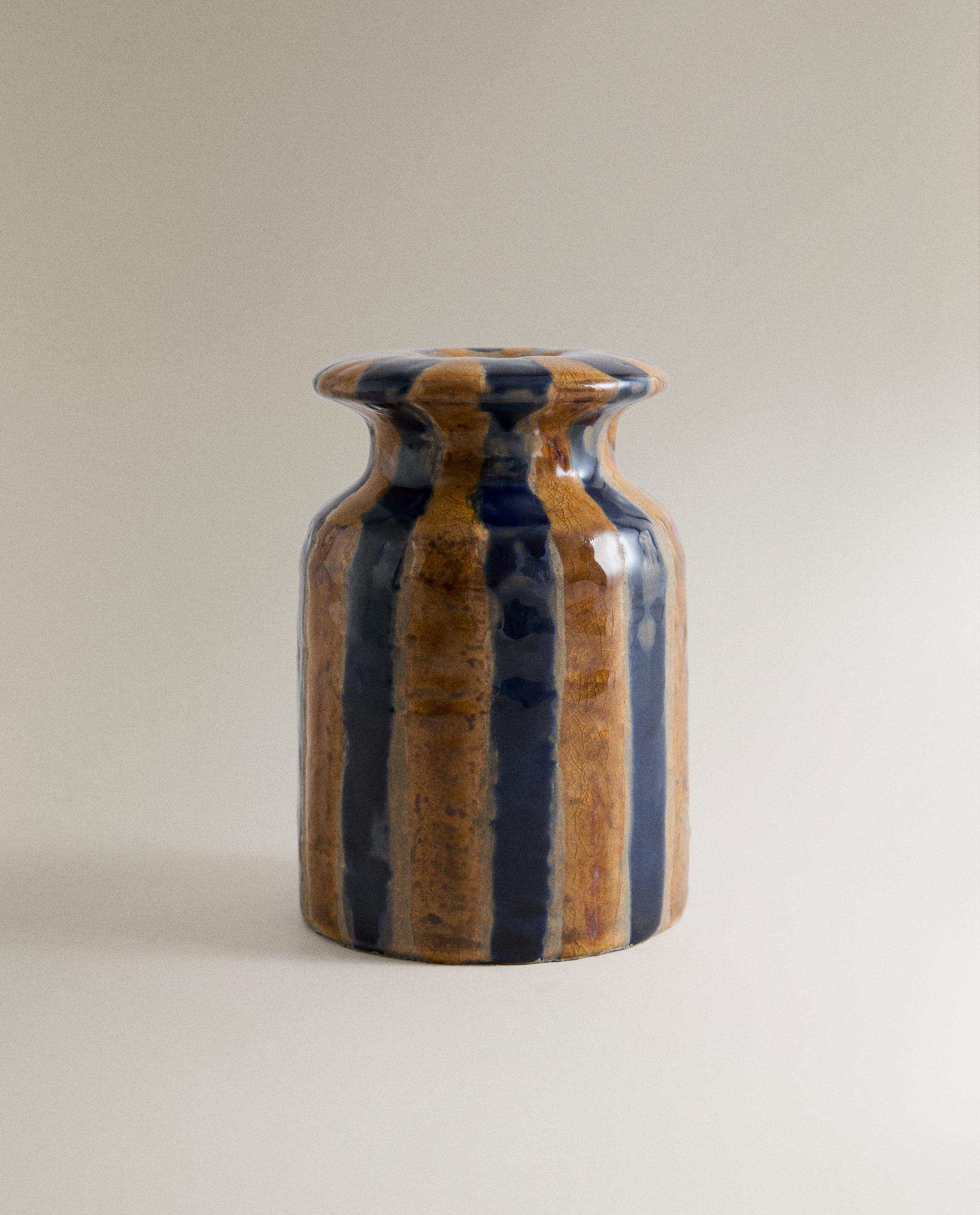 STRIPED CERAMIC REED DIFFUSERS DECORATIVE TRIM product thumbnail 2