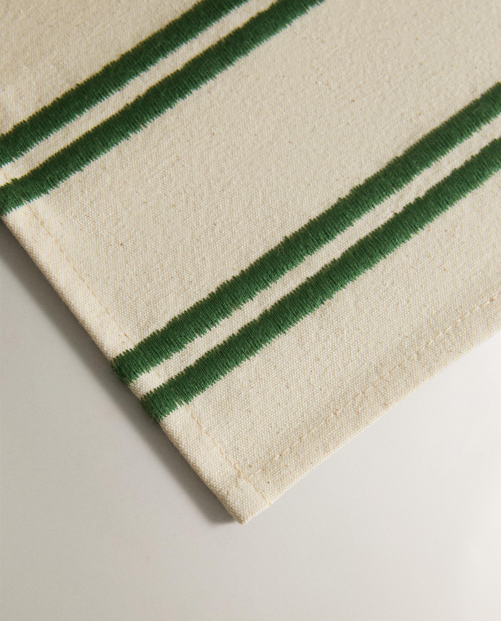 PLACEMAT WITH EMBROIDERED STRIPES product thumbnail 17