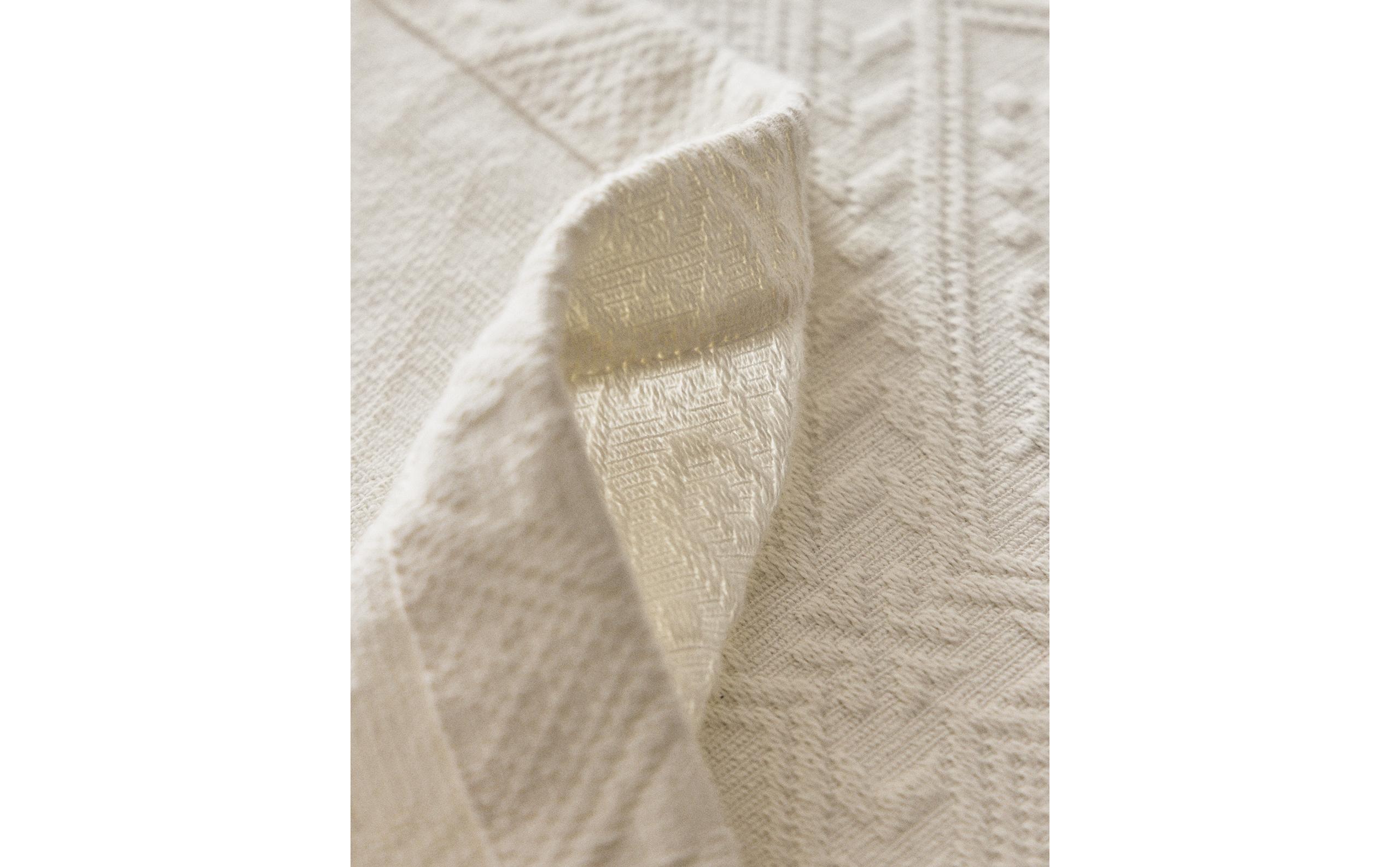 COTTON BEDSPREAD WITH GEOMETRIC DESIGN product thumbnail 19