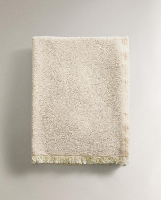 CHENILLE JACQUARD THROW CHENILLE JACQUARD THROW