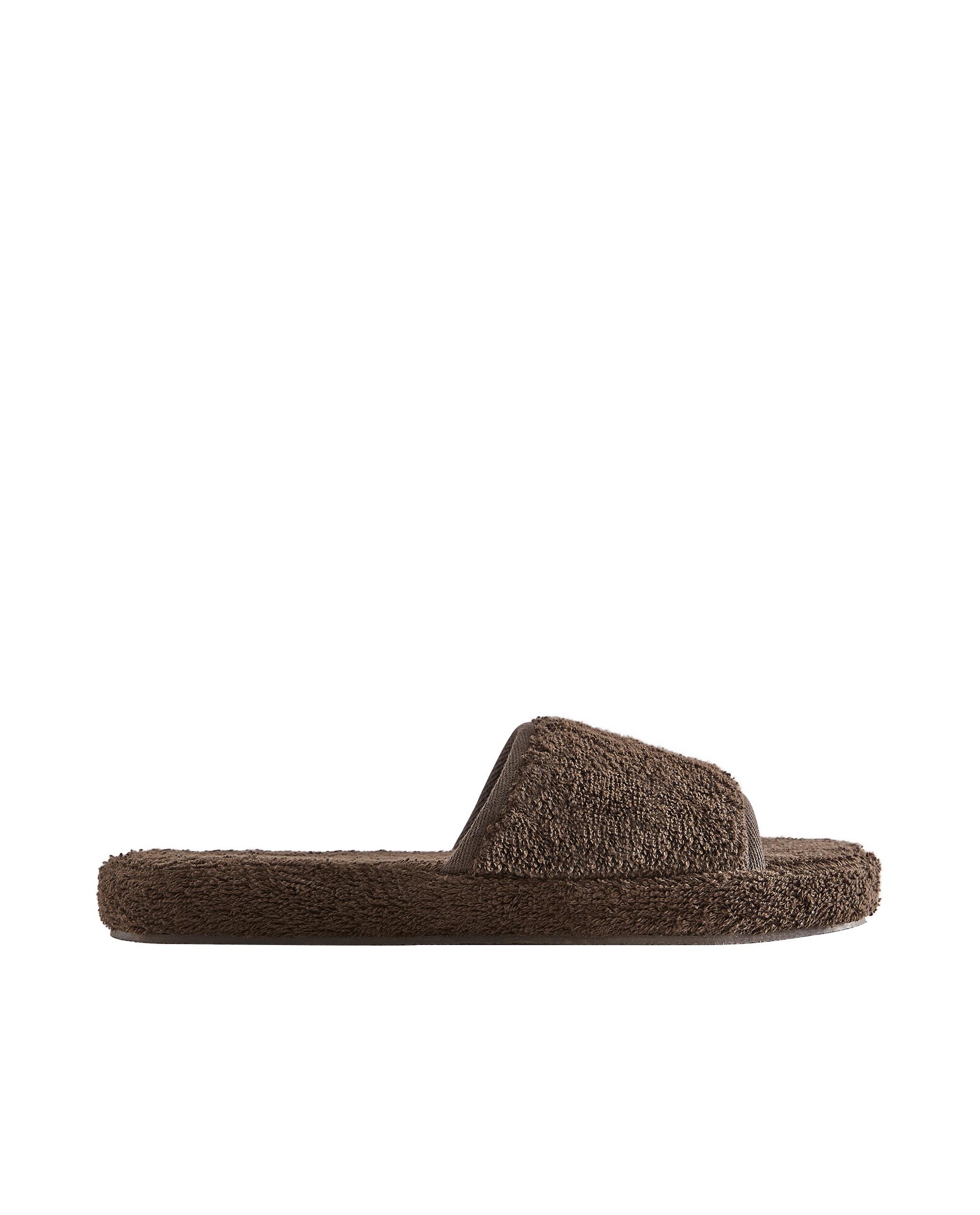 FLATFORM TERRY SLIPPERS