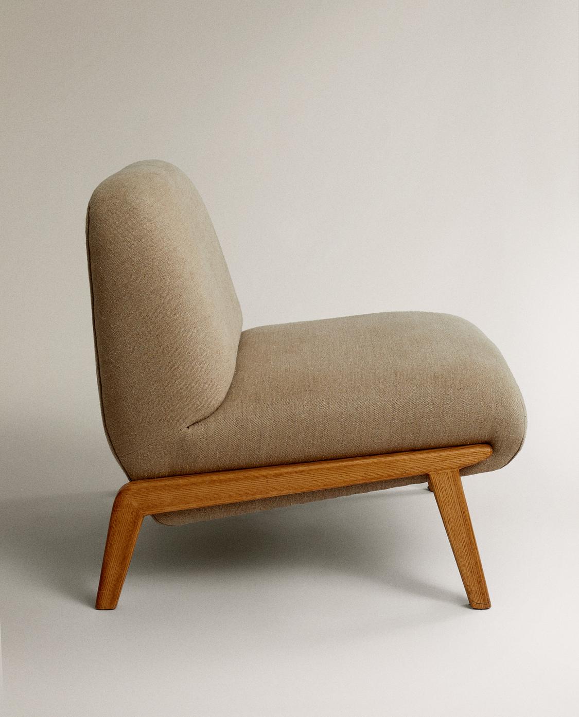 リネン アップホルスタード アームチェア | Zara Home 日本/Japan