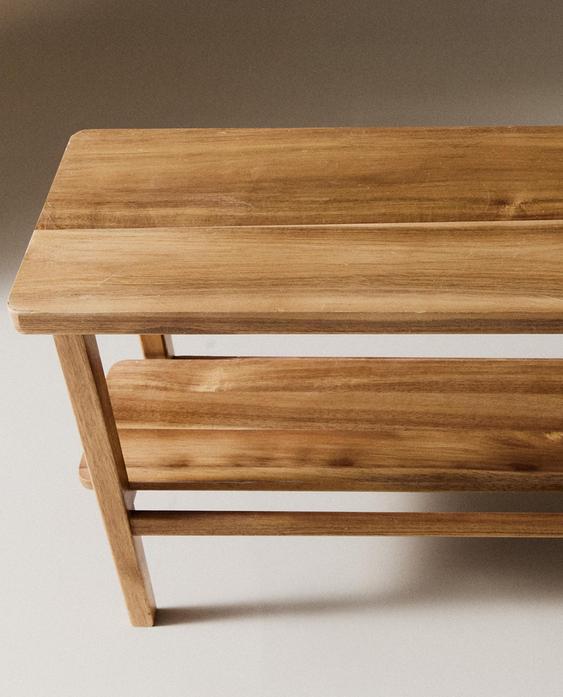 DOBBELT BÆNK I AKACIETRÆ