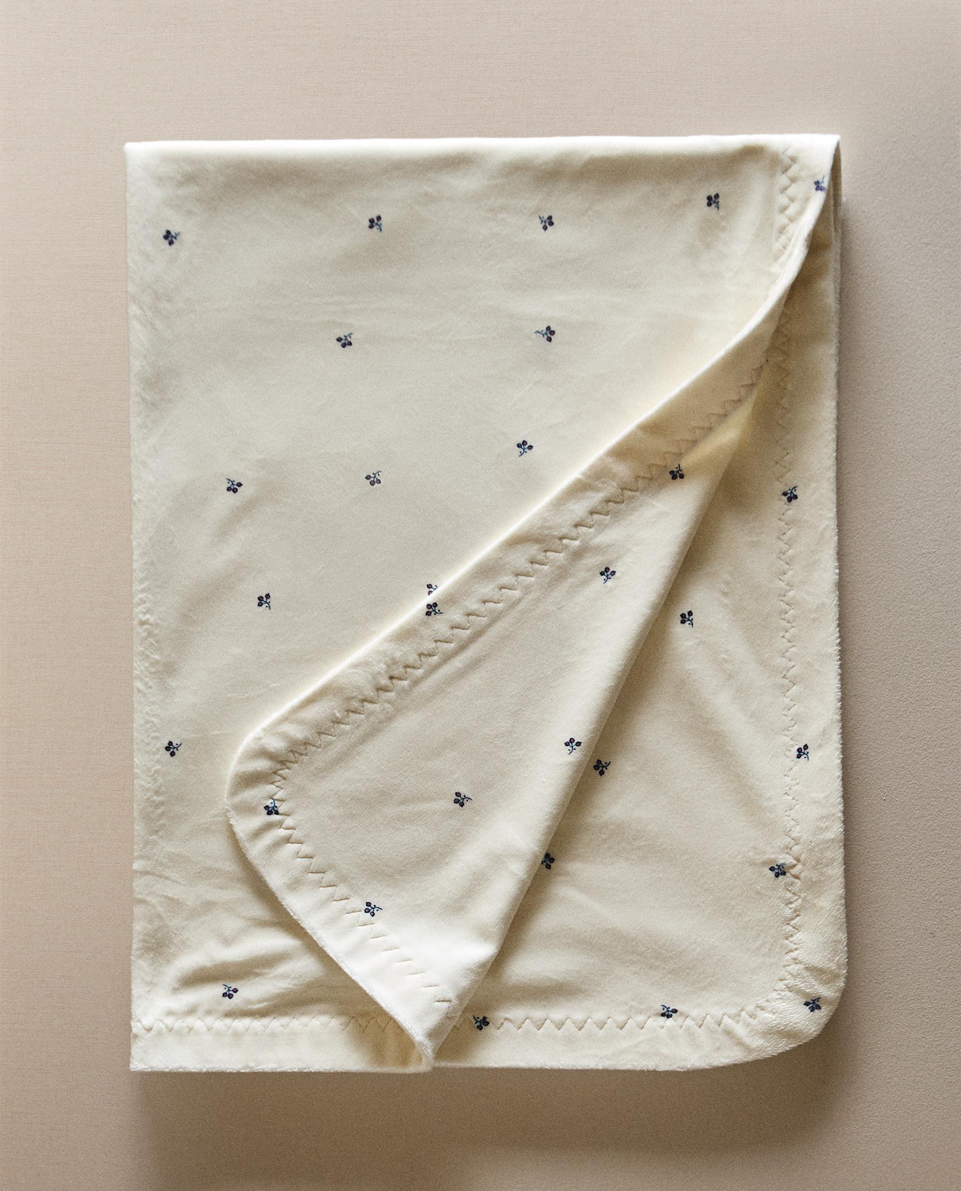 花柄ベビー フリース ブランケット | Zara Home 日本/Japan