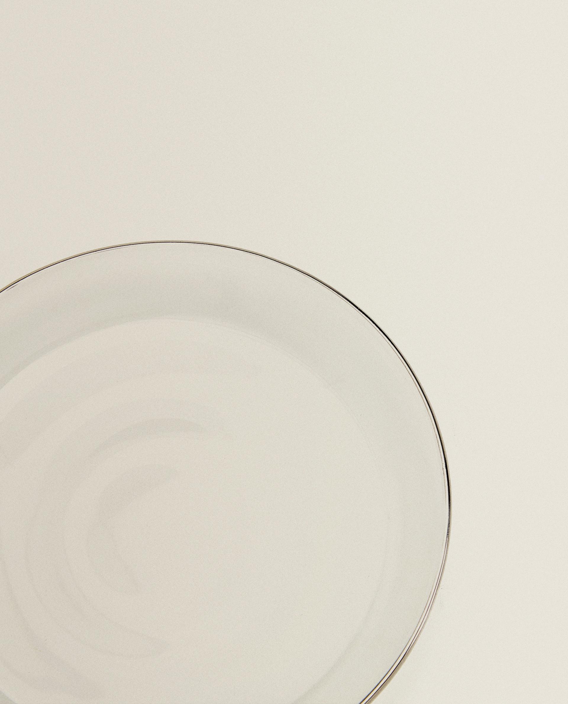 BOROSILICATE GLASS SIDE PLATE WITH RIM product thumbnail 14