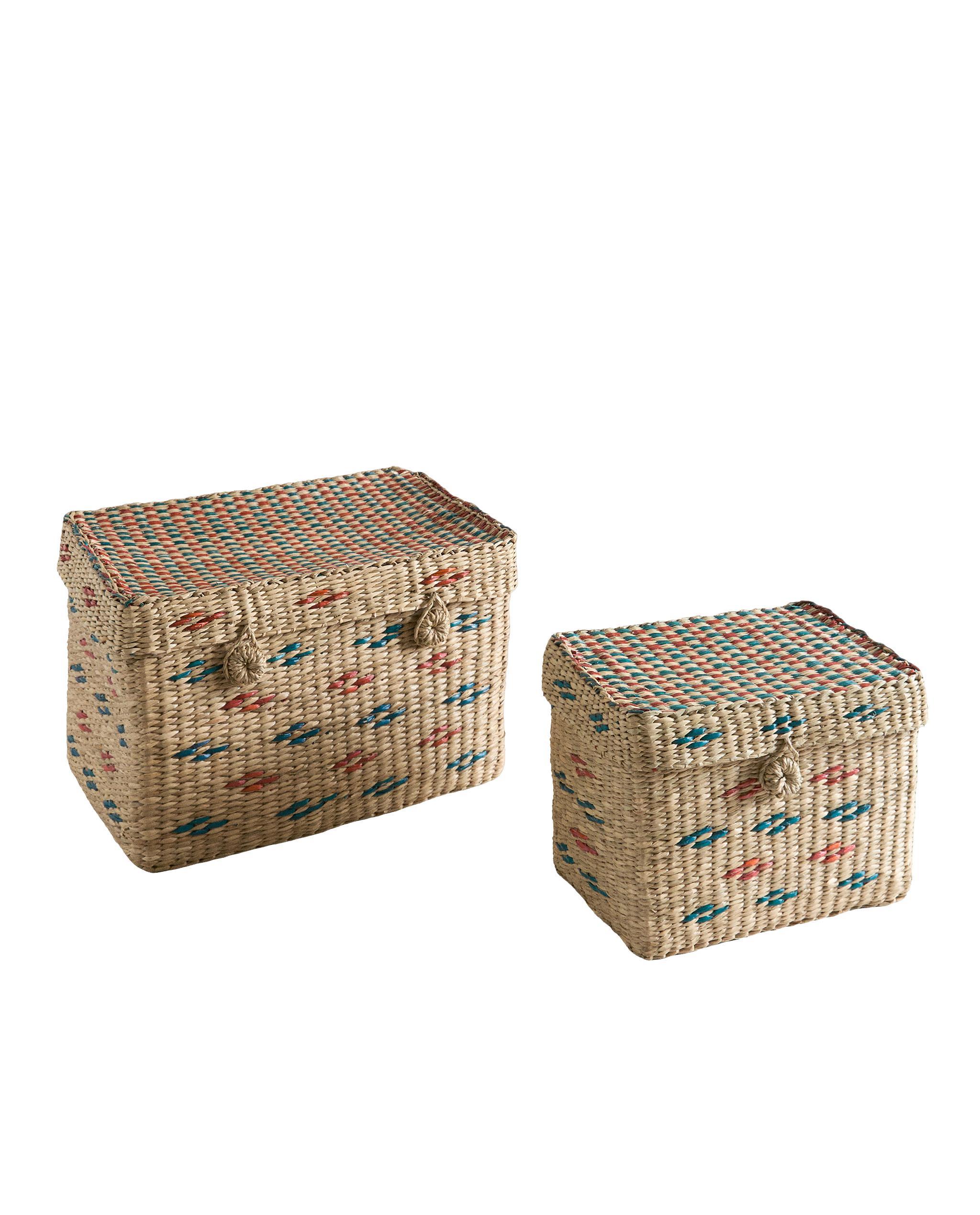 CHILDREN'S SEAGRASS BASKET WITH LID product thumbnail 3