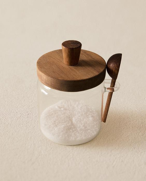 SUCRIER BOROSILICATE BOIS SUCRIER BOROSILICATE BOIS