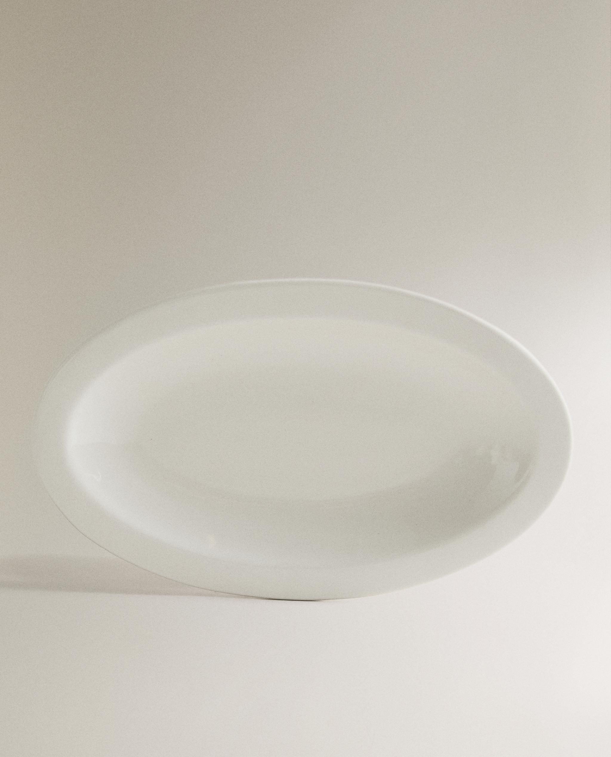 DECORATIVE CREAM CERAMIC TRAY product thumbnail 2