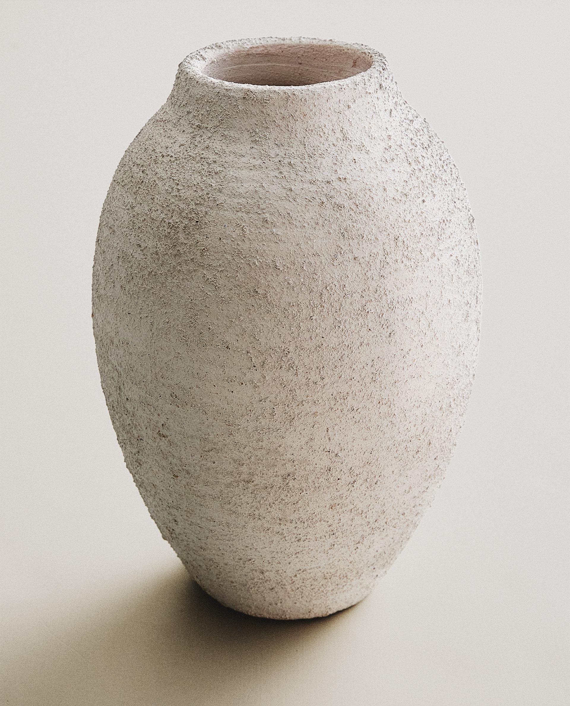 粗い質感 セラミック 花瓶 | Zara Home 日本/Japan
