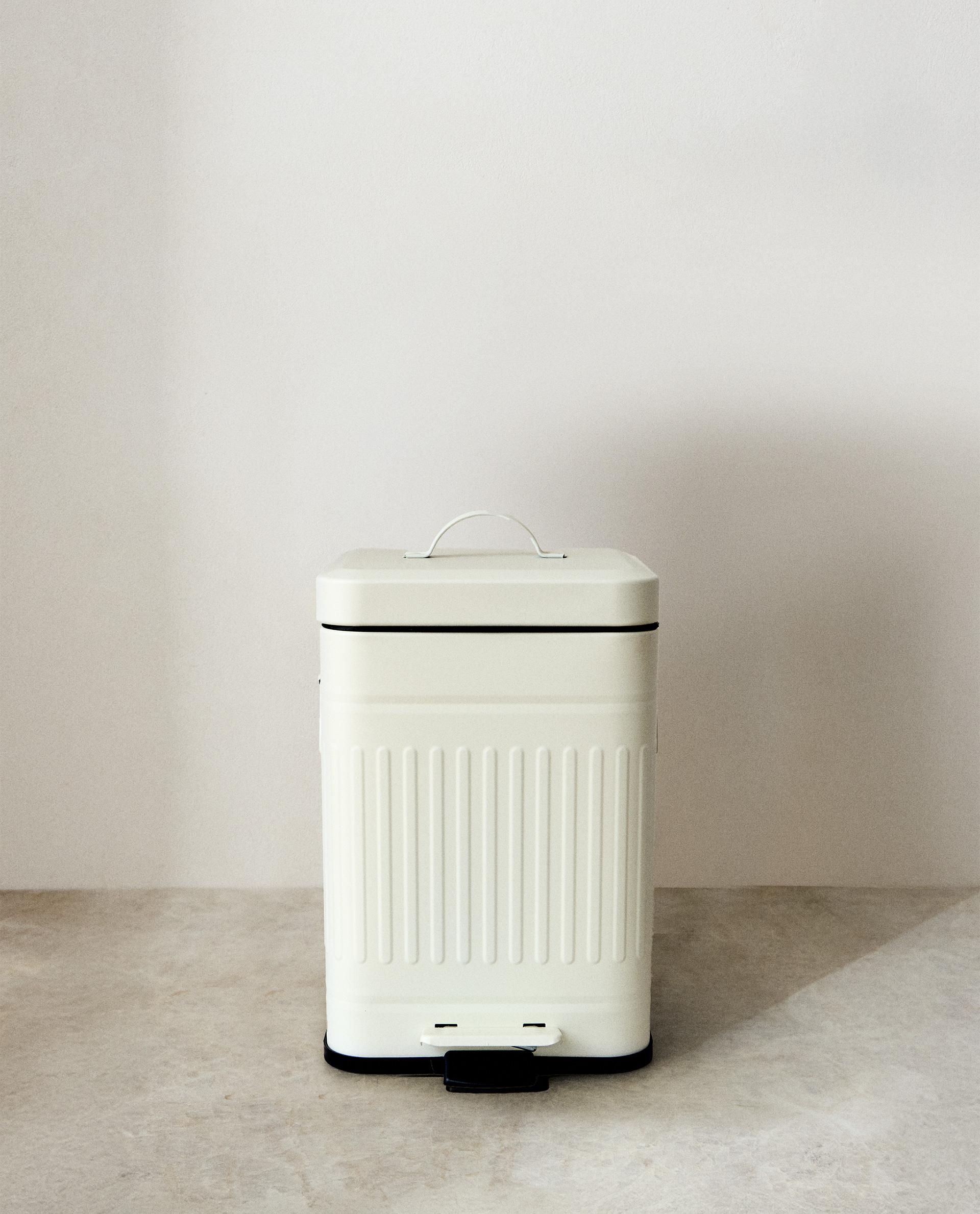 ZARA HOME ダストボックス 木製蓋付き メタル製ダストボックス | Zara Home 日本/Japan