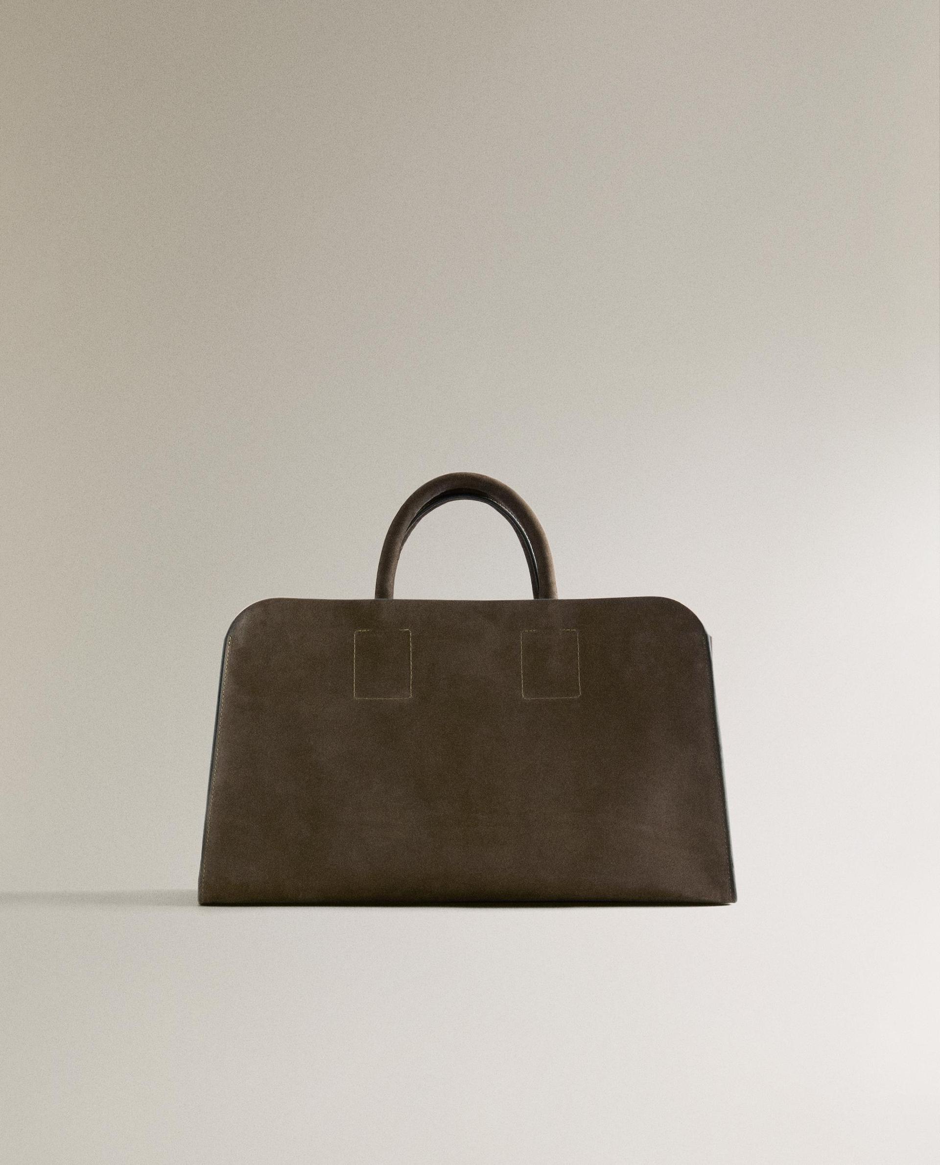 NUBUCK LEATHER MINI TOTE BAG NUBUCK LEATHER MINI TOTE BAG