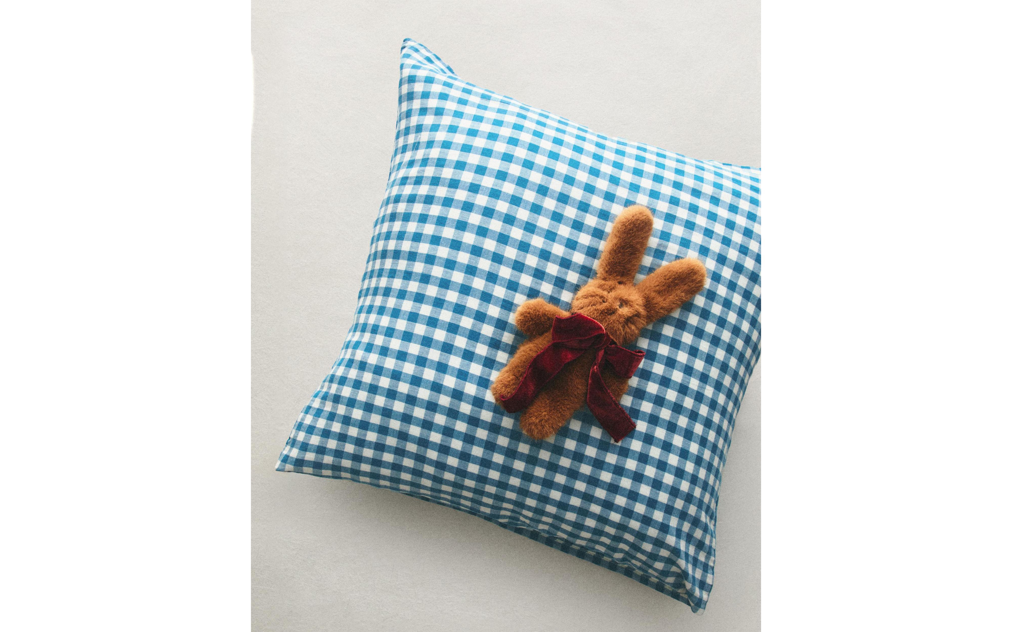 KIDS' CHECK MUSLIN PILLOWCASE product thumbnail 11