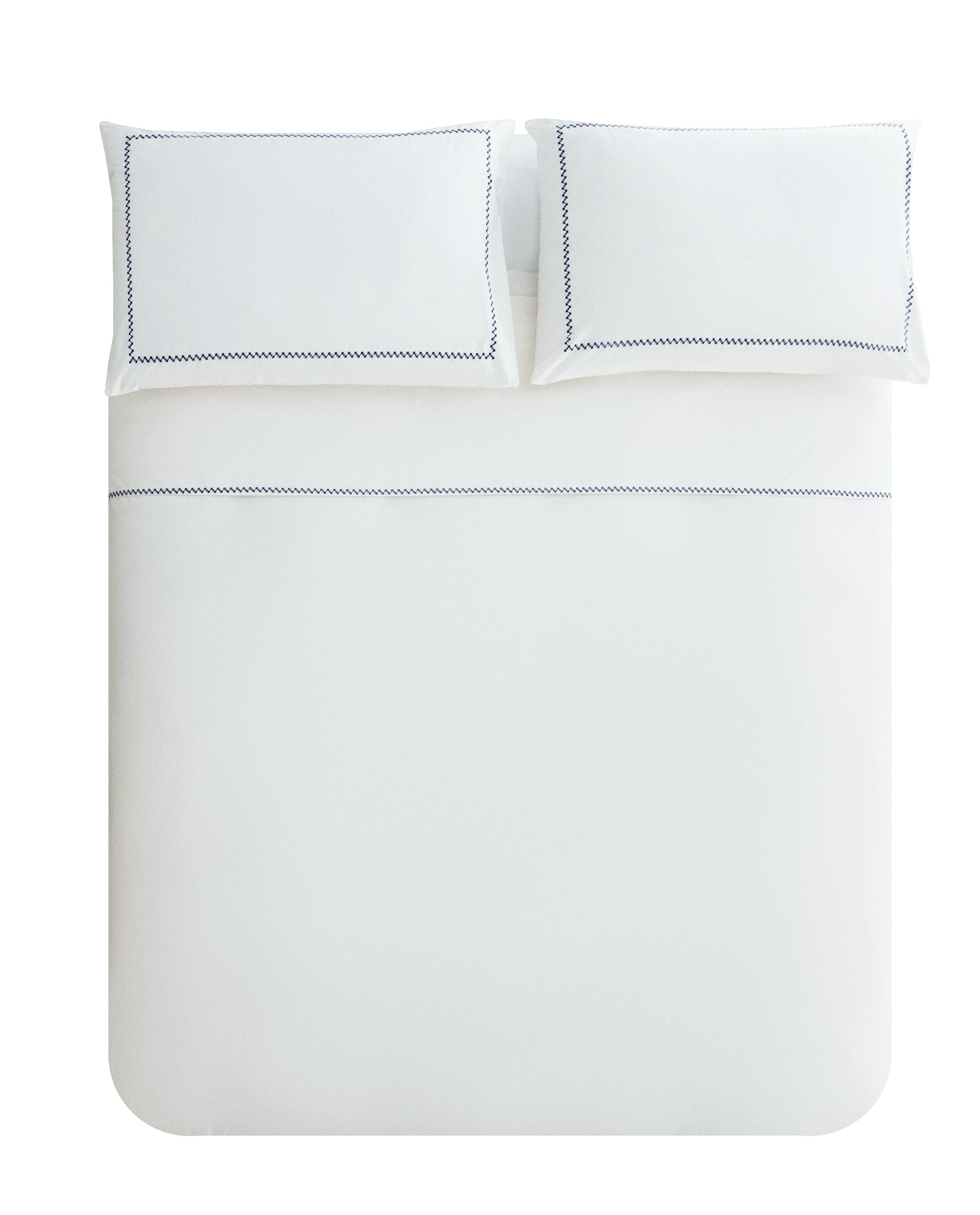 DUVET COVER WITH EMBROIDERED BORDER product thumbnail 6