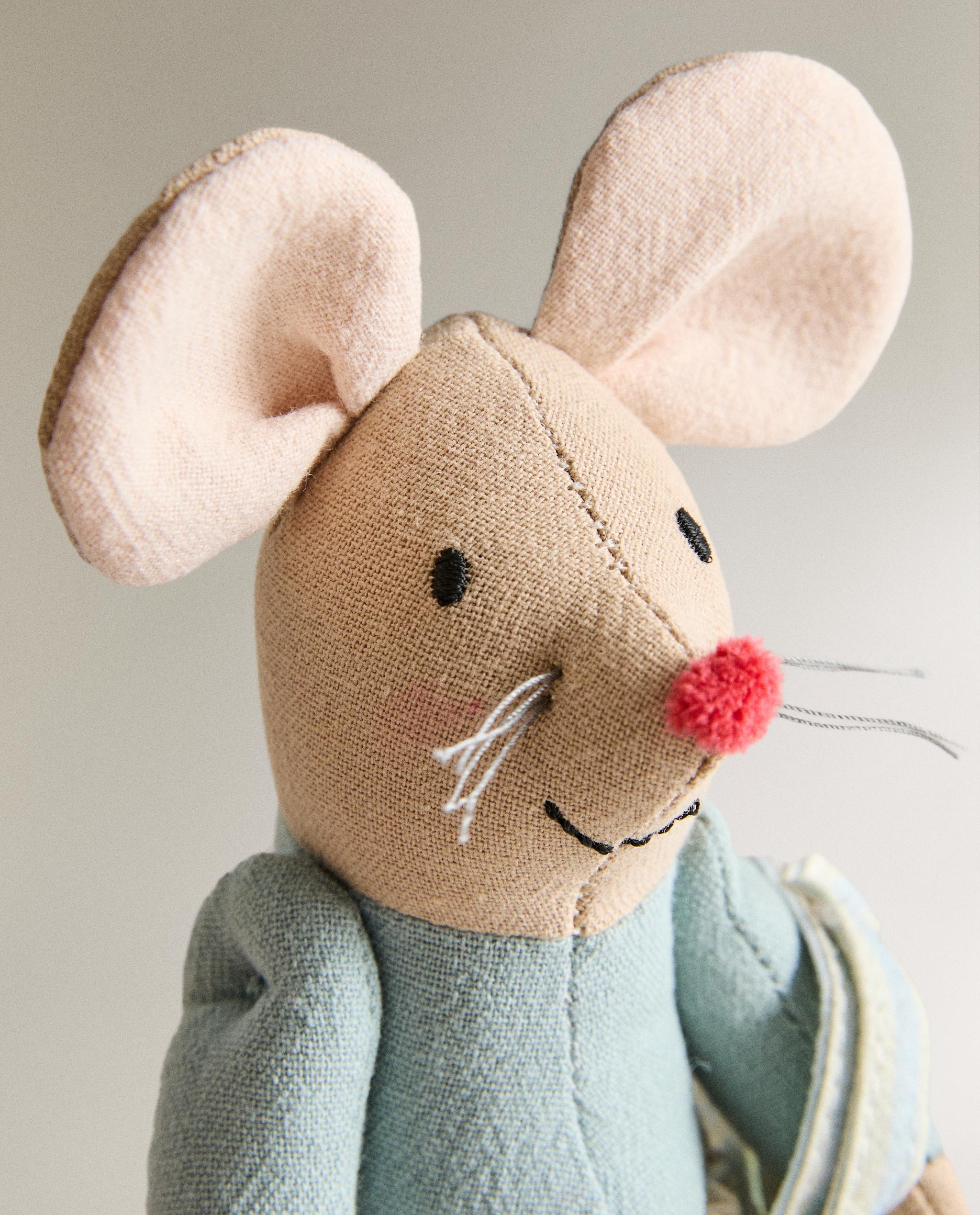 LITTLE MOUSE SOFT TOY AND MINI DOOR product thumbnail 2