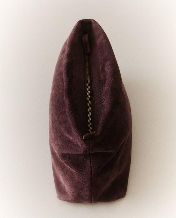 SPLIT LEATHER WASH BAG SPLIT LEATHER WASH BAG