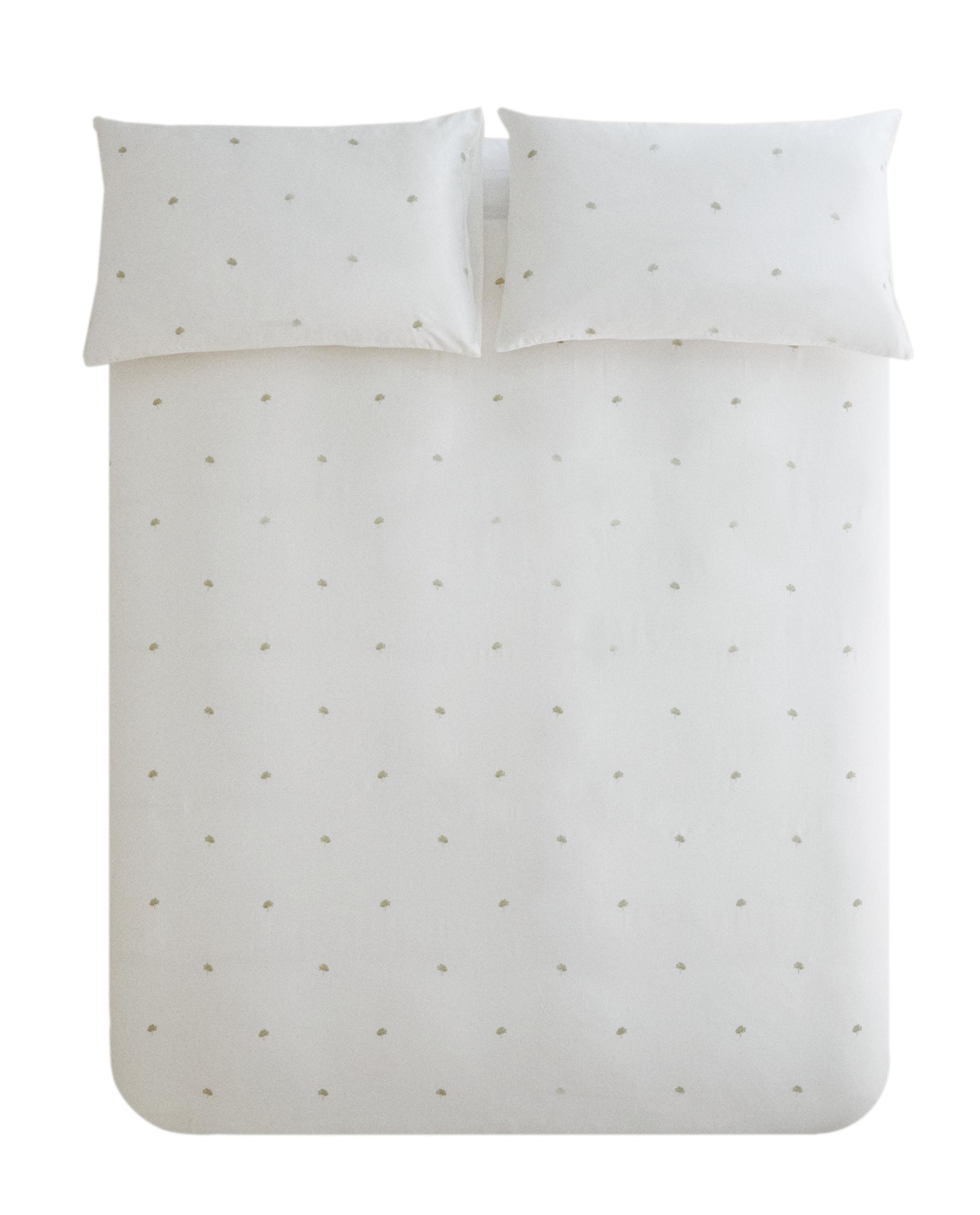DUVET COVER WITH EMBROIDERED TREES product thumbnail 2