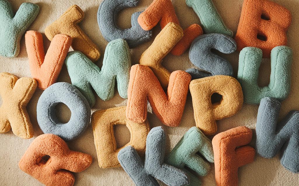 CHILDREN’S LETTER SHAPED CUSHIONS