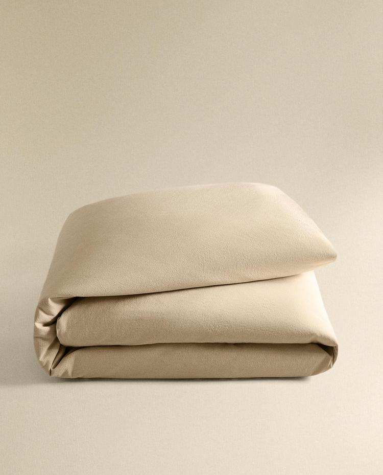 TEXTURED COTTON DUVET COVER