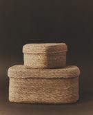 SEAGRASS BASKET WITH LID