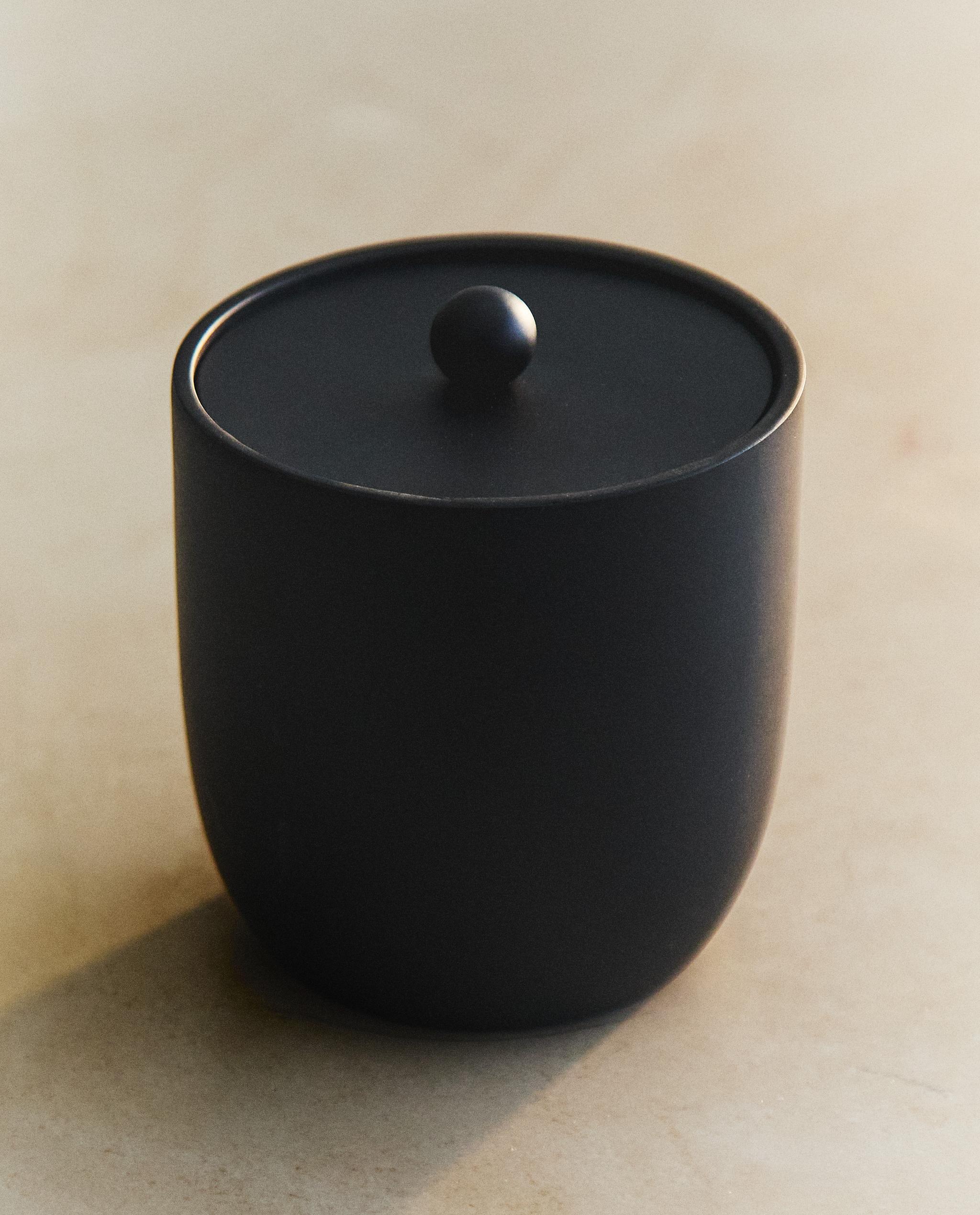 BLACK RESIN BATHROOM ORGANISER JAR product thumbnail 7