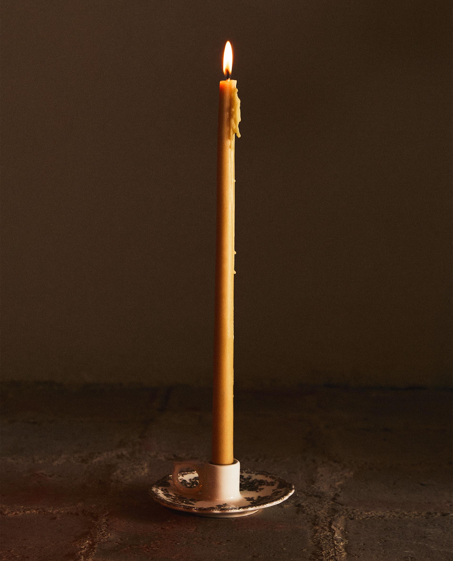 FLORAL EARTHENWARE CANDLESTICK product thumbnail 20