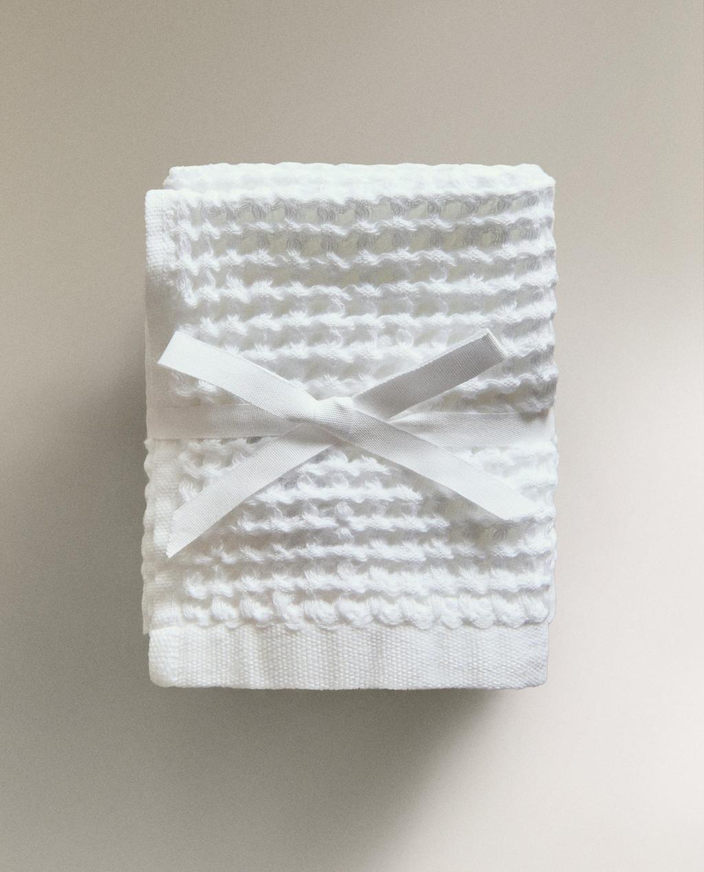 PROSOP DE FAȚĂ DIN BUMBAC WAFFLE (SET DE 3)