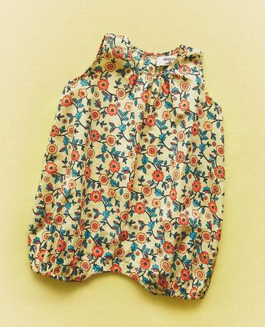 FLORAL BABY ROMPER